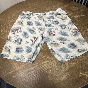 Sostanza vintage Graphic Print Shorts